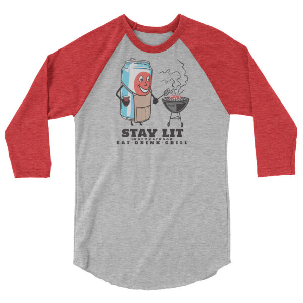 Stay Lit 3/4 Sleeve Shirt - Image 3